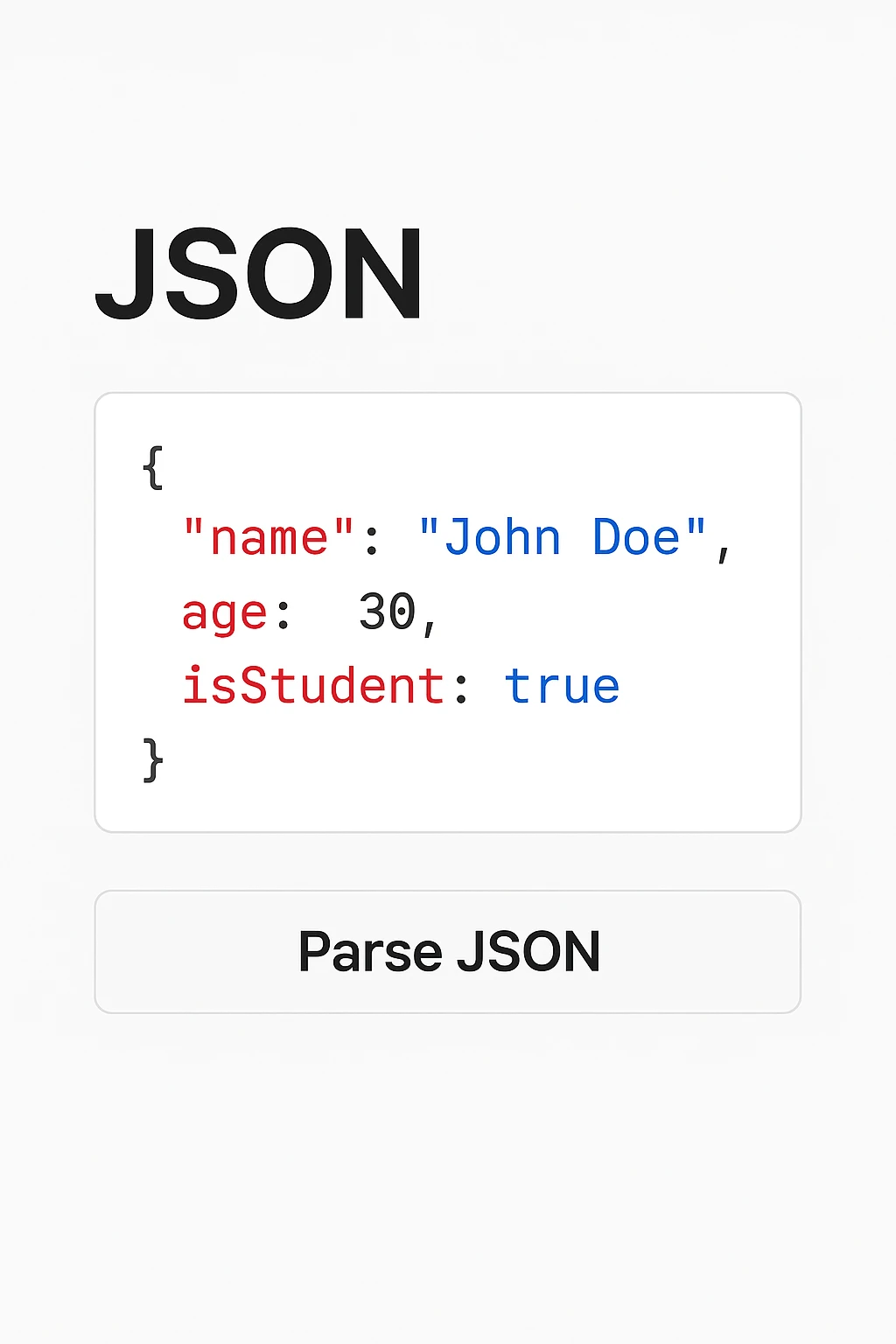 JSON Parser showing interactive tree view with expandable nodes